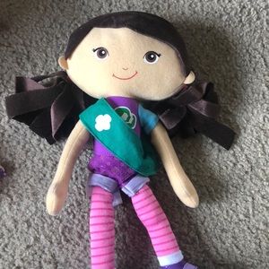 Junior Girl Scouts soft doll